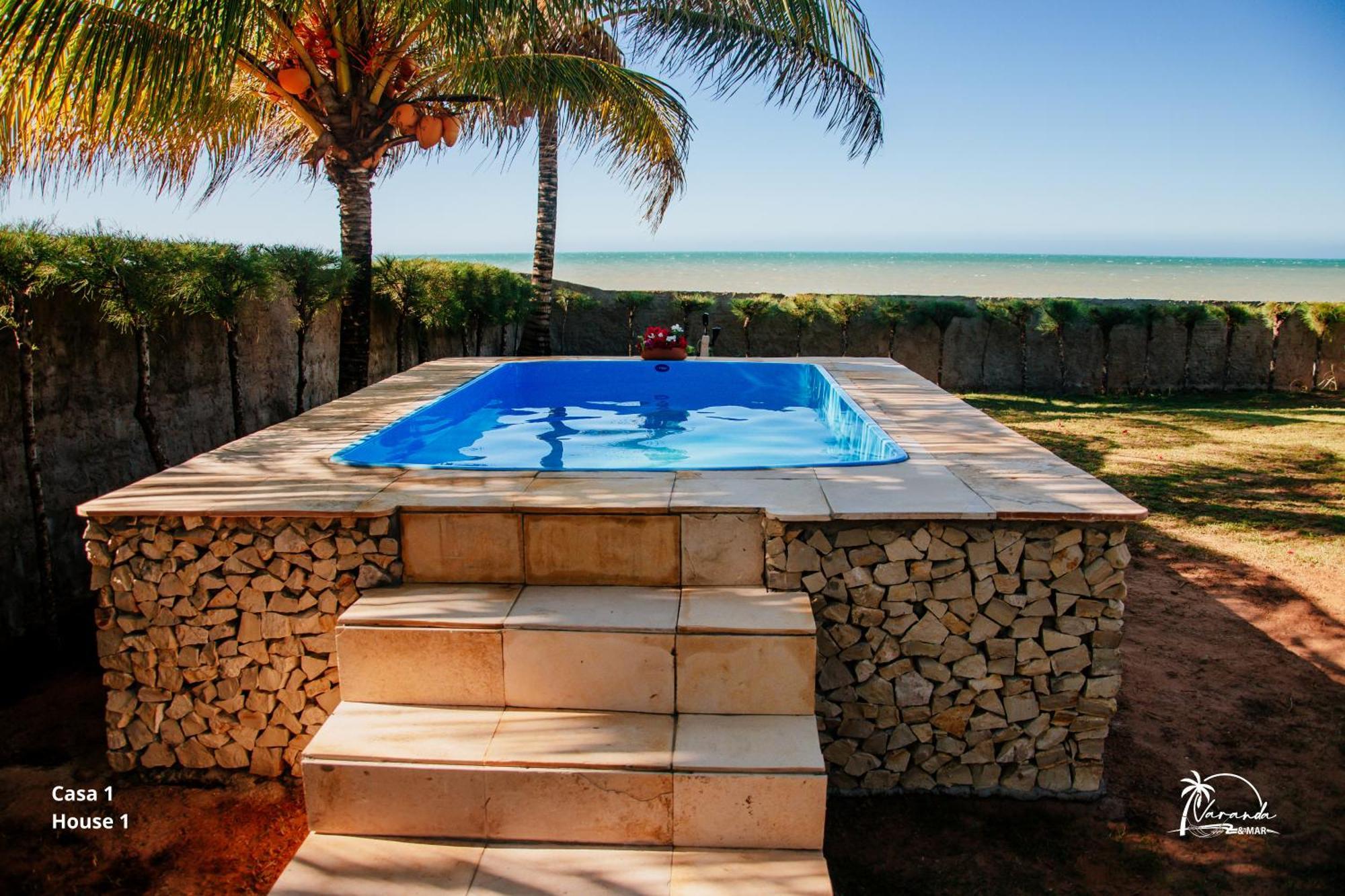 Espaco Varanda E Mar Beach Houses Сао Мигел до Гостосо Екстериор снимка